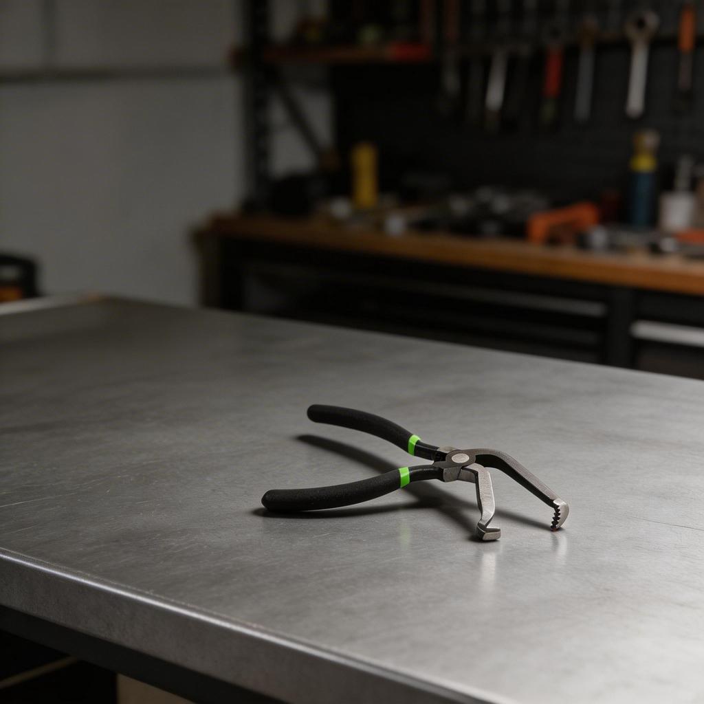 Compact Portable Connector Pliers Wire Cutter Set Angled Head