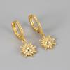925 Silver Earrings For Women Trendy Heart Star Zircon Earring Jewelry Prevent Allergy Party Accessories Gift