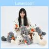 Plush Cartoon Hamster Toy Cute Animal Doll Room Decoration Children Gift Holiday