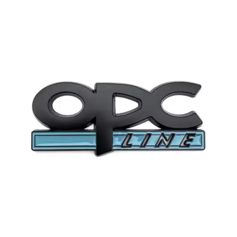 OPC Line Emblem Front Grille Badge Tail Stickers Logo For Opel Astra G H J K F Corsa D Zafira B Insignia Mokka Regal Accessories