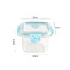 1Pieces Refrigerator Mini Storage Box Sauce Pickle Take-out Fresh-keeping Box Transparent Fruit Packaging Box Outdoor Tableware