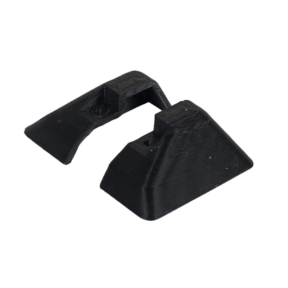 4pcs Caravan Awning Rail/Side Skirt End Cap Set Black Plastic RV Sunshade Guide Rail End Cover Motorhome Accessories Cover Cap