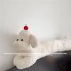 Cute Puppy Cherry Plush Cushion With Soft Cover For Home Decor