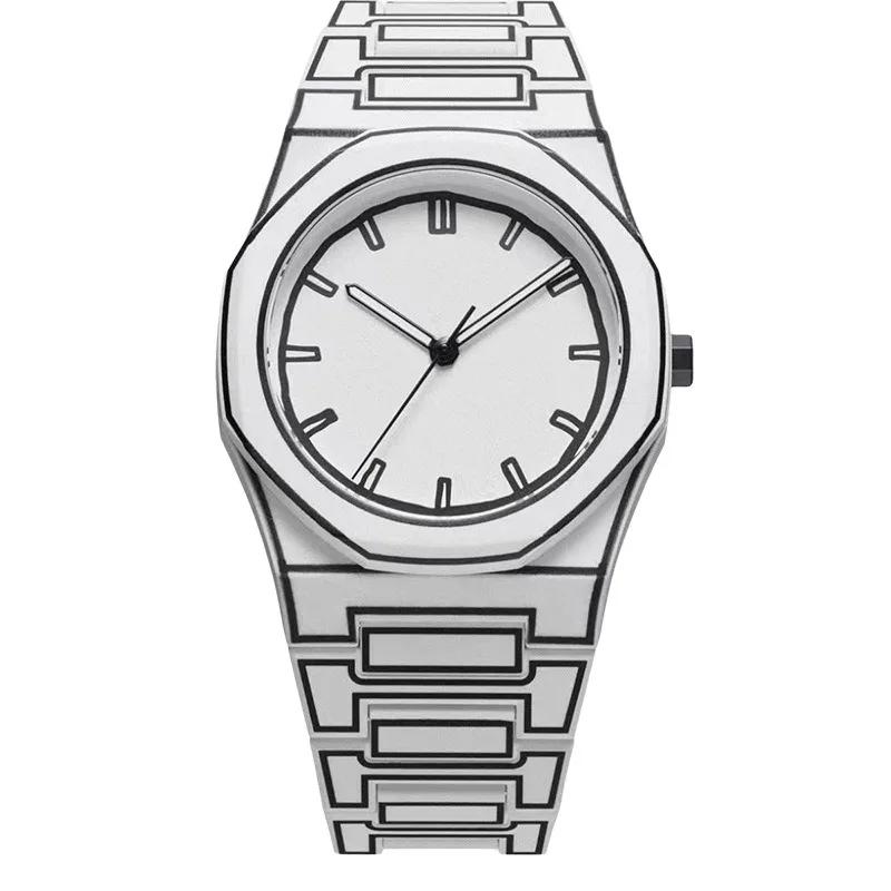 

Високоякісний Кварцовий Годинник Чоловічий Чорно-Білий Класичний Аніме Лінійний Стиль Силіконовий Чоловічий Годинник Чоловічий Спорт Мода Фабрика Оригінальний Годинник