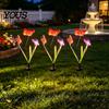 Windproof Outdoor Lamp Solar Butterfly Flower Light, LED Garden Lights, UV Protected Light Waterproof Landscape for Yard Patio Lawn Decor Long-lasting