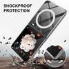 For Honor Magic V Flip 5G Case Magnetic Case TPU+Acrylic Clear Phone Cover