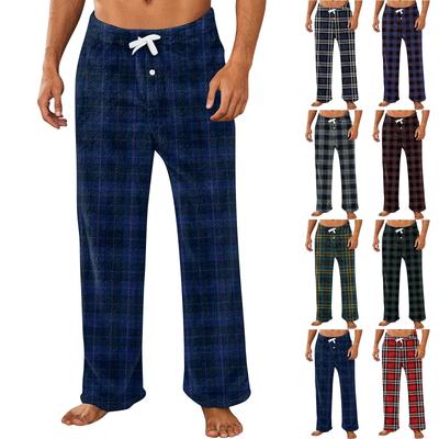 Men's Allover Printed Home Pants Sleeping Pajama Pants Long Pants Pajama Pants