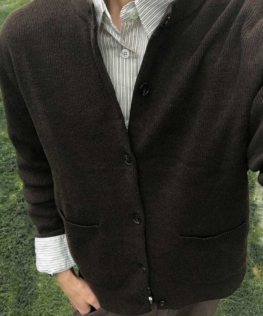 Mindbridge Do Good_Wool Blend Round Semi-Oversized Cardigan - 3 Colors