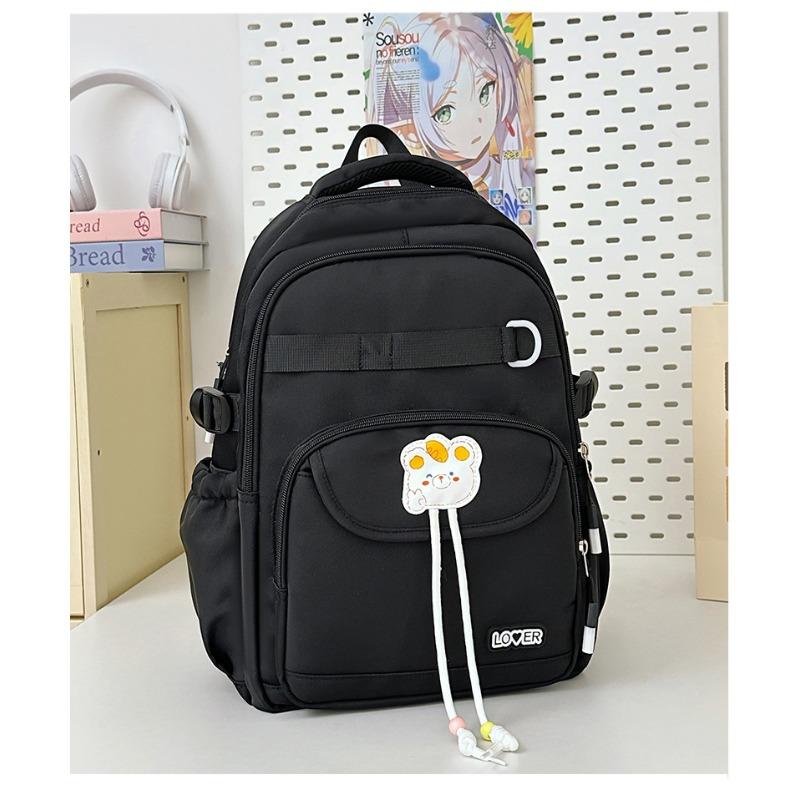 New Junior and Senior High School Students' New Lightweight and Lovely High Value and Large Capacity Multifunctional Backpack with Contrasting Colors.