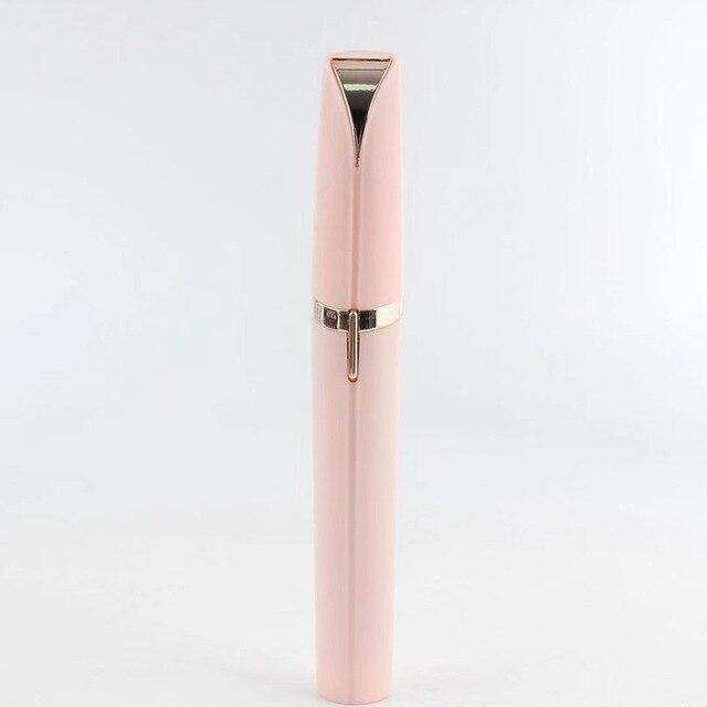 

Женский электрический триммер для бровей, формирователь бровей, карандаш для удаления волос на лице для женщин, перезаряжаемые автоматические бритвы для бровей, карманный нож розовый