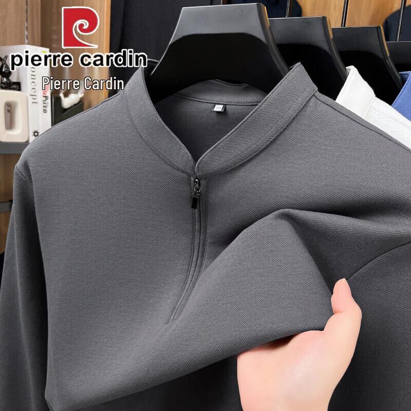 Pierre Cardin Men s Half-Zip Long Sleeve T-Shirt 2XL