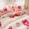 Cartoon Duvet Cover Household Skin-friendly Washable Modern Quilt Covers Students Non-fading Bedding Luxury Housse De Couette