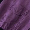 Korean Fashion Summer Women Oversized Cardigan Hooded Coffee Purple Cotton Linen Casual Loose Blouse Plus Size Vintage Ladies Thin Coat