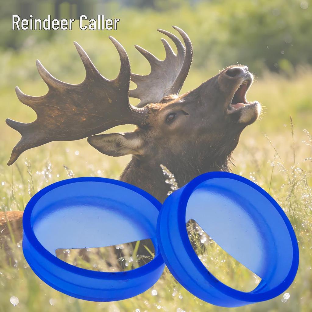 Eco-friendly Elk Hunting Whistle Replacement Reed, Blue Silicone