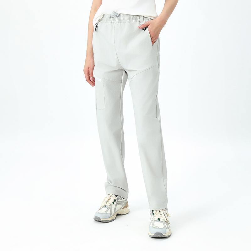 

Мужские брюки для通勤 Bird s Quick-Dry: Летняя уличная повседневная, свободная и дышащая, больших размеров, для пешего туризма и альпинизма Large светло-серый