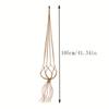 1Pc Vintage Decor Hanging Flower Pots Holder Hanging Basket Flower Pot Net Basket Sling Cotton Rope Garden Decoration Macrame Plant Hanger