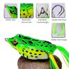 5g8g12g Frog Crank Fishing Baits Super Soft Double Hook Design Artificial Floating Multicolor