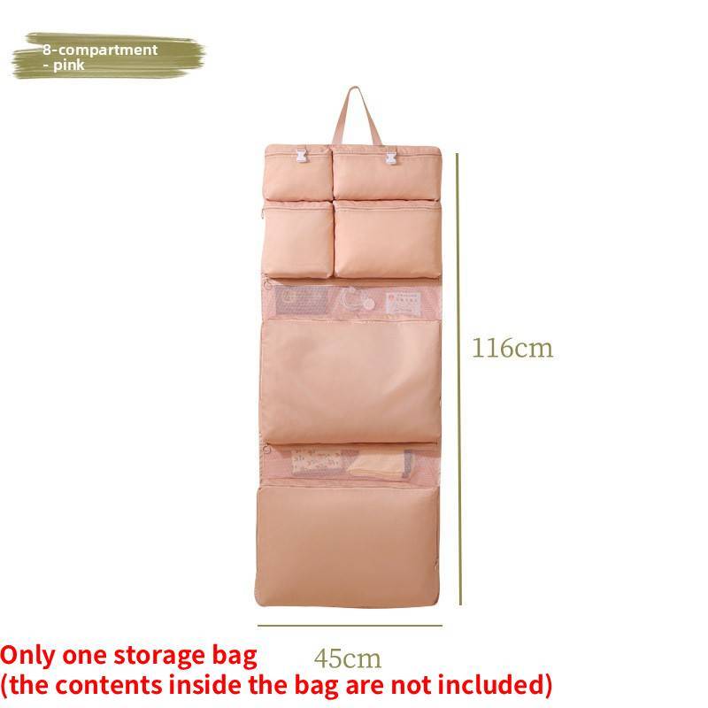 Portable Travel Storage Bag With Multiple Compartments For Clothing And Accessories