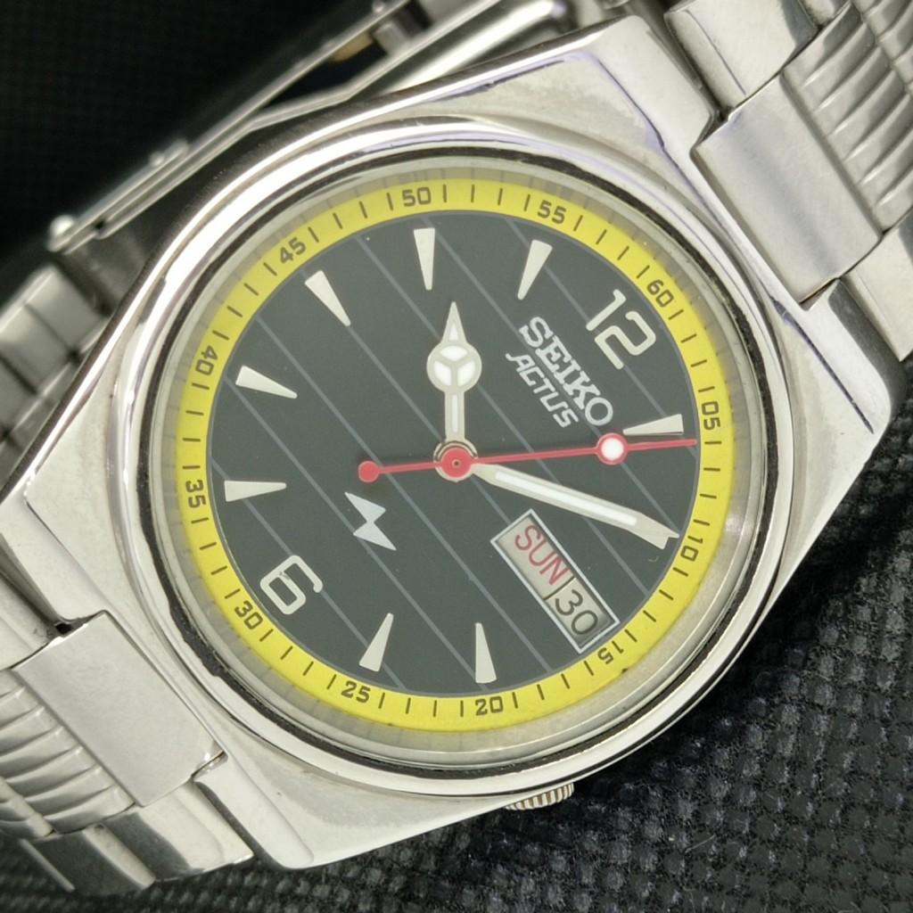 

Б/У винтажные часы SEIKO ACTUS AUTO 7009A JAPAN MENS D/D BLACK WATCH 545c-a286834-9 SKU545c-a286834