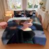 3pcs Elsa Anna Frozen Princess Bedding Set Includes Quilt Cover and Pillowcases, Suitable for All Seasons Q039