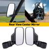 Rear View Mirror Set UTV Side Mirrors 1.75" - 2" Clamp Roll Cage For Polaris RZR