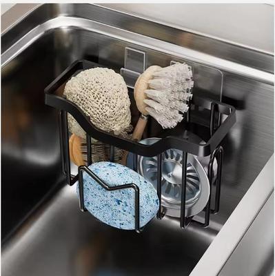 2025 Sponge Holder for Kitchen Sink Movable Brush Holder Dish Cloth Hanger Hanging Caddy Small In Organizer Accessories Rack Basket