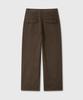 Daibeuin Washed Loosed Wide Cotton Pants (Brown)