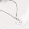 Flower Pendant Necklace for Women Geometric Single Layer Necklaces Adjustable Neck Chain Fashion Hipster Jewelry