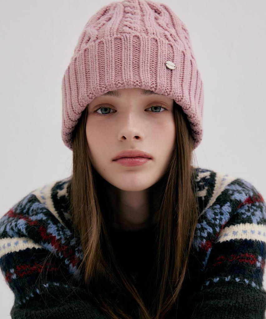 Mineti Classic Wool Cable Beanie B 12125 Mtj