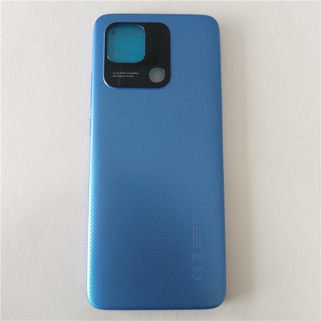 Original New Back Cover For Xiaomi Redmi 10A Battery Cover Rear Door Housing with Camera Frame Lens Replacement