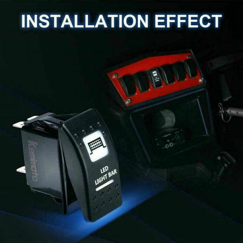 LED Light BAR SWITCH Lamp White switch For Can AM Maverick X3 Commander Defnder