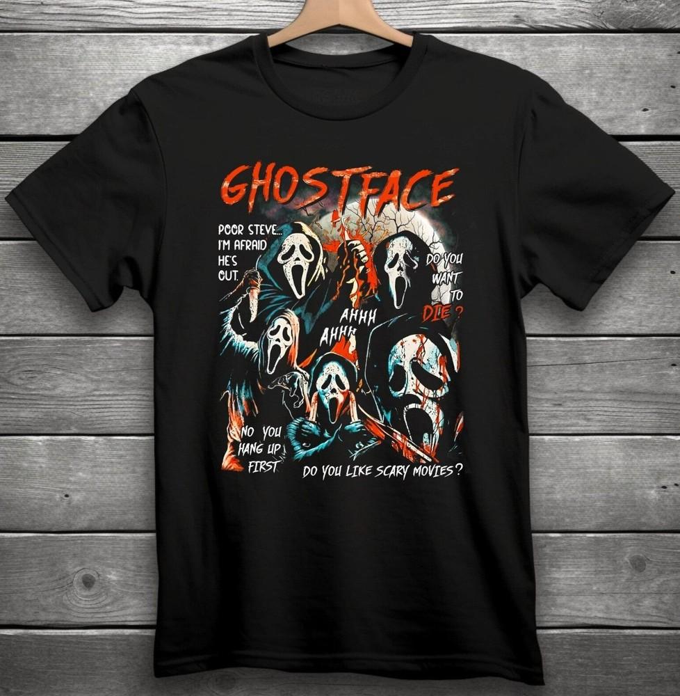 Do You Like Scary Movies Horror TShirt Black S3XL Unisex T-Shirt XXXXL