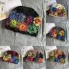 Style Knitted Ethnic Hat With Hollow Out Design And Flower Decoration Daily For