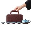 Retro High-end Kiln-changed Pumpkin Pot Travel Tea Set New Chinese Portable Kung Fu Set Corporate Business Activities