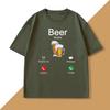 Beer Is Calling Design Tshirt Stylish Trendy Tee Shirt Funny Cotton Short Sleeve Graphic T Shirts Unisexs WOMEN Designer Clothing