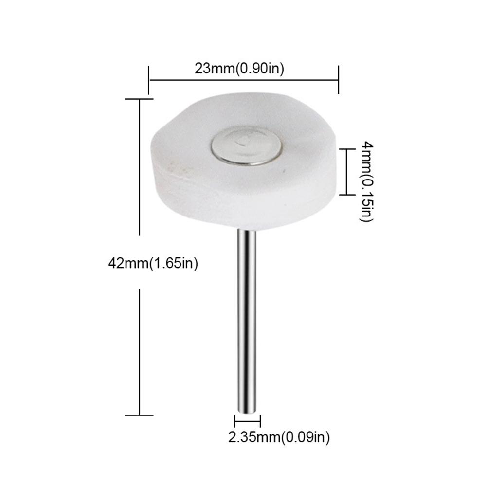 Accessory Cloth Polishing Cotton Wheel+metal Handle Rotary Tool