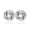 2025 Elegant Classic Twisted Stud Earrings for Students