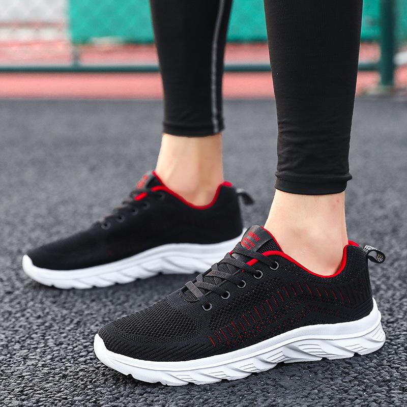 Running Shoes Summer Lightweight Running Shoes Non-slip Soft Sole Breathable Shock Absorption Leisure Sports