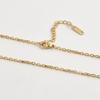 40+5cm Different Hollow Rectangle Snake Chain Stainless Steel Necklaces For Women Men Jewelry On The Neck Decor Choker DIY Charm