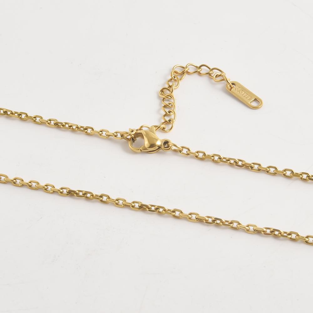 40+5cm Different Hollow Rectangle Snake Chain Stainless Steel Necklaces For Women Men Jewelry On The Neck Decor Choker DIY Charm