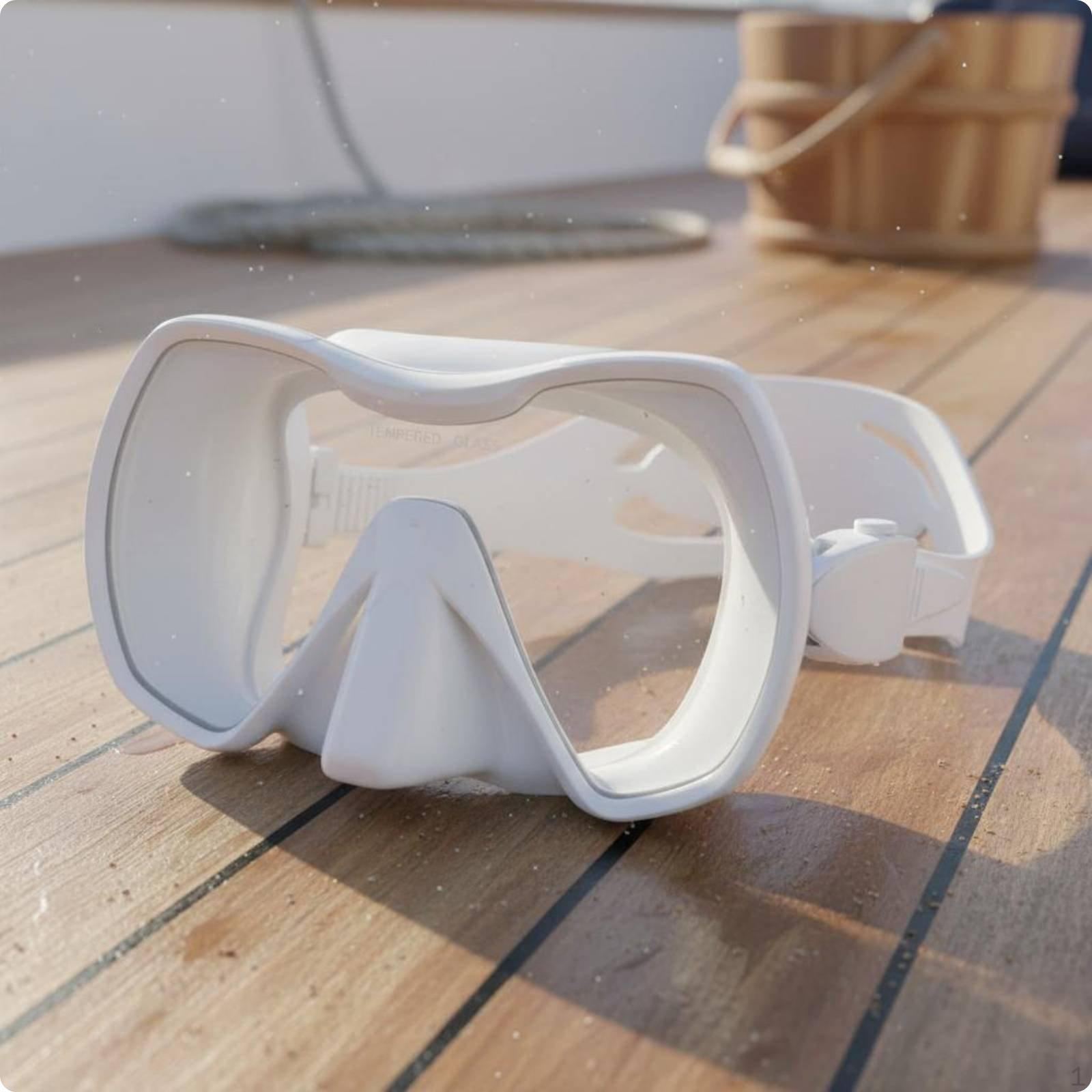 Silicone Diving Snorkeling 180° Panoramic Snorkel Facepiece AntiLeak Water Sports Gear for