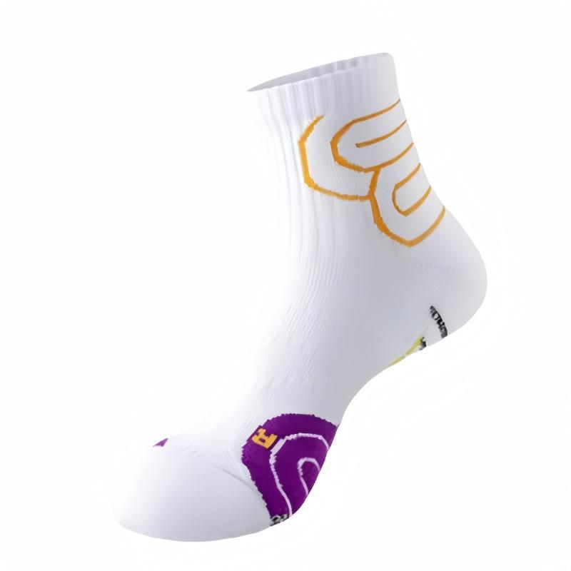 Men's Thickened Mid-Calf Running & Sports Socks - Marathon, Basketball, Badminton