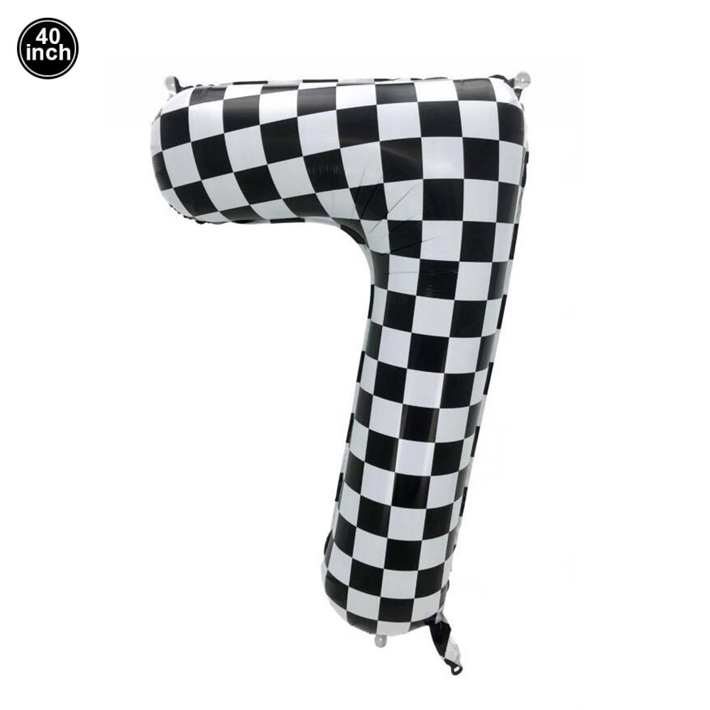 Black & White Checkered Flags Race Car Happy Birthday Banner Tablecloth Kids Boys Racing Car Birthday Party Decorations Supplies