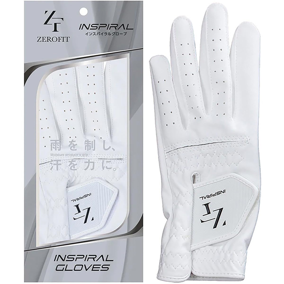 

Inspiral Gloves Golf Gloves Golf Wear Gloves Grip For Both Hands [ZEROFIT] Men s Women s Non-Slip белый