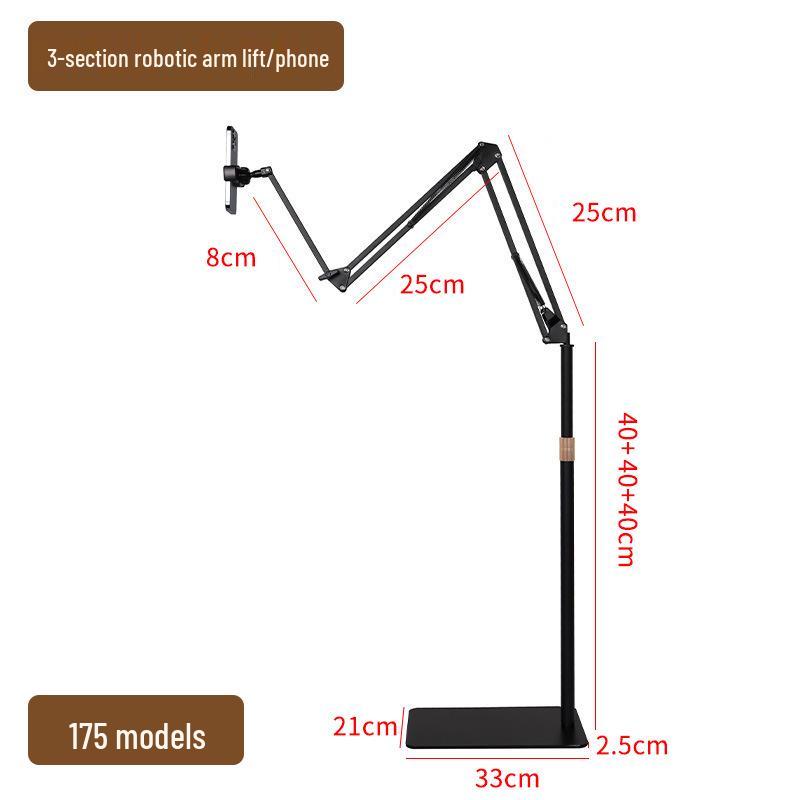 Robotic Arm Tablet & Phone Stand with Adjustable Height for Live Streaming