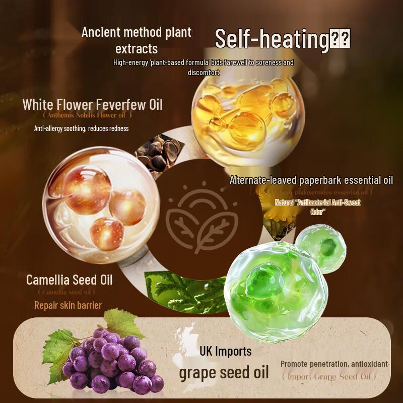 PÒZTL Ginger Artemisia Meridian Detox Massage Oil 500ml