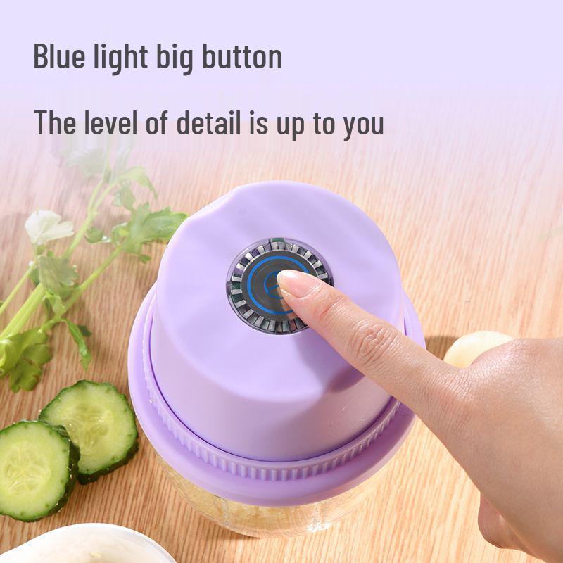 Brand Wireless Garlic Masher and Pepper Grinder: Kitchen Household Meat Grinder and Baby Food Maker