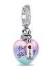 Copper Heart Mom Dangle Dream Catcher Charm Bead Charms Compatible With Authentic Bracelets Do It Yourself Jewellery for Women Gift Accessories