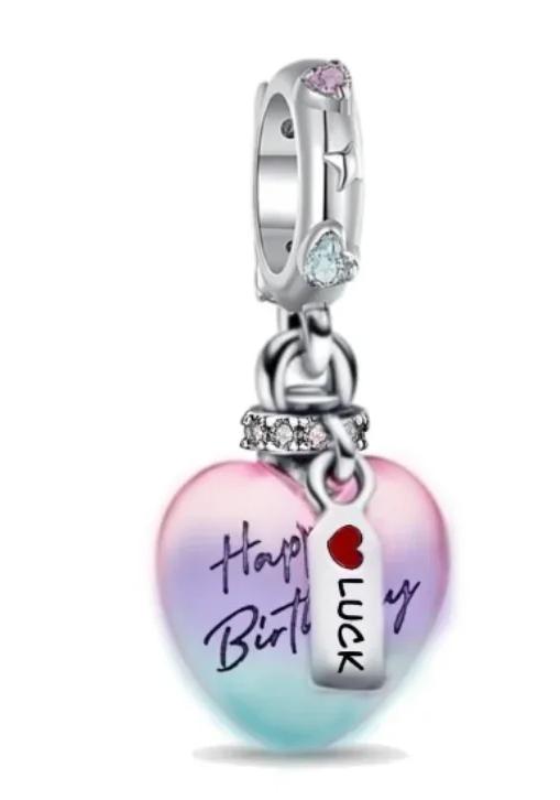 Copper Heart Mom Dangle Dream Catcher Charm Bead Charms Compatible With Authentic Bracelets Do It Yourself Jewellery for Women Gift Accessories