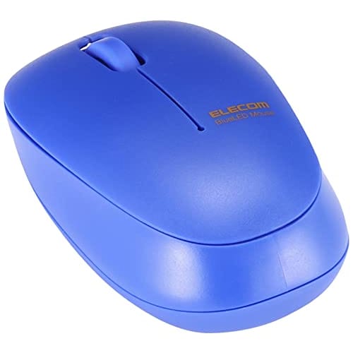 ELECOM Wireless Mouse, Quiet, Antibacterial Treatment, 3 Buttons, S Size, Children's Online Learning, Giga School, 2.4GHz BlueLED, Blue M-BL20DBSKBU